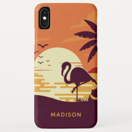 Tropical Flamingo individuelle Name Handy Fälle Case-Mate iPhone Hülle