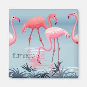 Tropical Flamingo Magnet