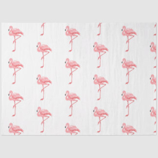 Tropical Flamingo-Serie Design 16 Seidenpapier