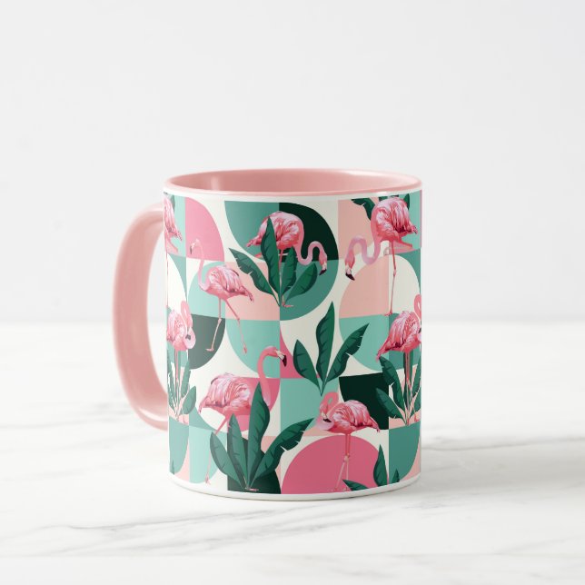 Tropical Flamingo Tasse (Vorderseite Links)