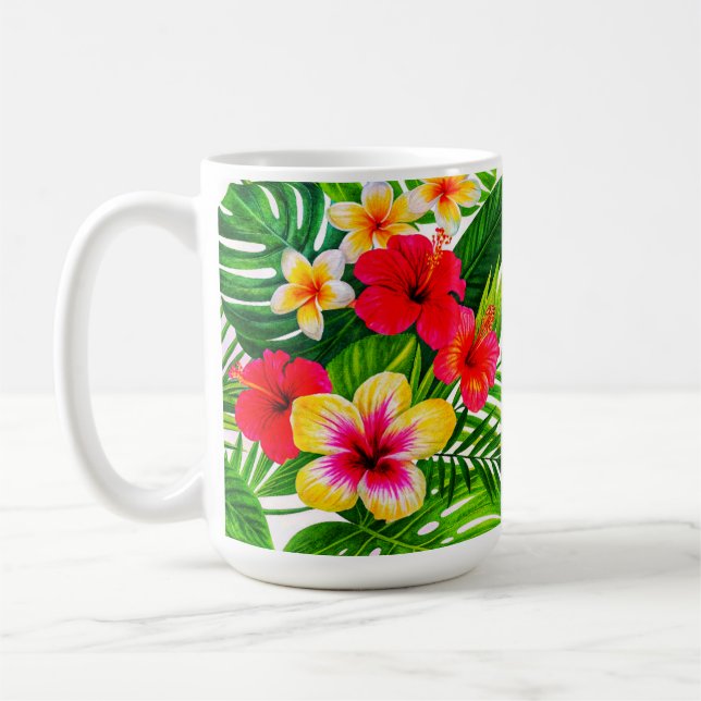 Tropical Floral Gift Kaffeetasse (Links)