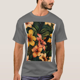 Tropical Floral Pattern TShirt