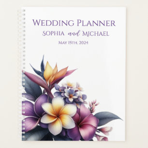 Tropical floral-Wedding-Planner Planer