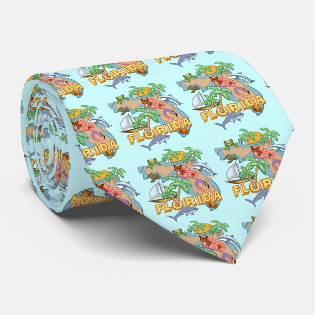 Tropical Floride cravate (Roulé)