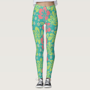 Tropical Flower Leggings