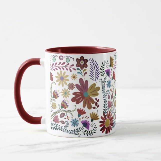 Tropical Flower Surprise  Tasse (Links)