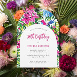 Tropical Foliage Hawaii Luau 30. Geburtstag Party Einladung<br><div class="desc">Feiern Sie paradiesisch mit unserem tropischen Foliage Malerei Hawaii Luau 30. Geburtstag Party Einladung Template. Dieses elegante Bogen-Ambiente besticht durch eine lebendige tropische Vegetation im Aquarellstil und die üppige Schönheit Hawaiis. Es ist perfekt für einen tropischen Geburtstag, ein Ziel-Geburtstagsfest oder eine Strandgeburtstagsfeier geeignet und kombiniert kühnen Grün mit moderner Typografie...</div>
