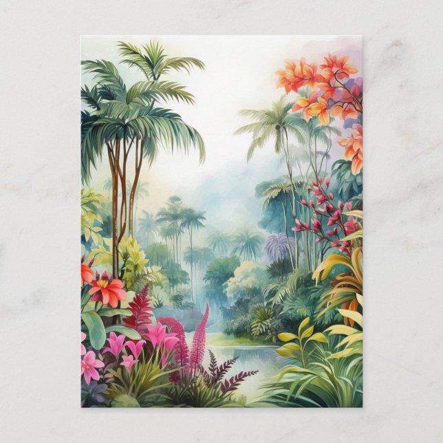 Tropical Forest Postkarte (Vorderseite)