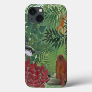 Tropical Forest with Monkeys, 1910 (oil on canvas) Case-Mate iPhone Hülle