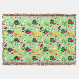 Tropical Frenzy Throw Blanket Decke