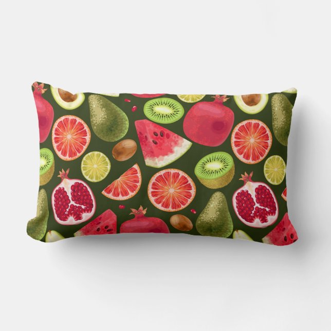 Tropical Fruit Lumbarpillow Lendenkissen (Vorderseite)