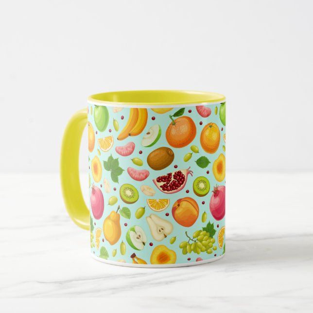 Tropical Fruit Mug Tasse (Vorderseite Links)