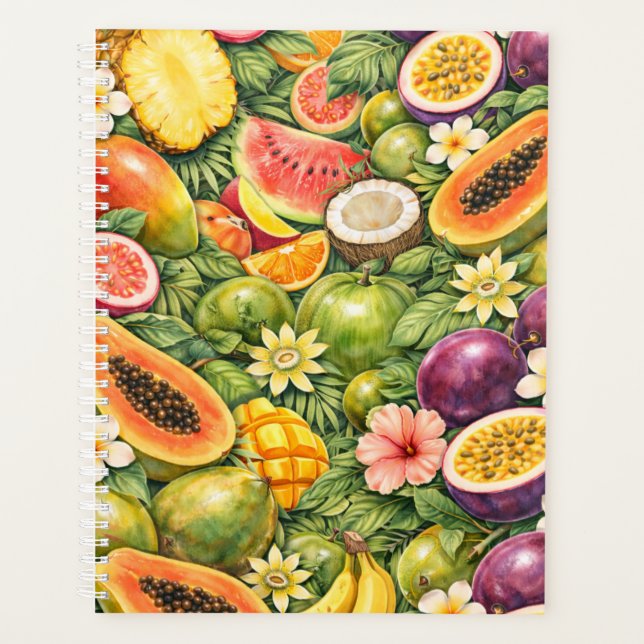 Tropical Fruits Planner Planer (Vorderseite)