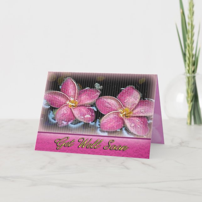 Tropical Get Well Card Karte (Vorderseite)