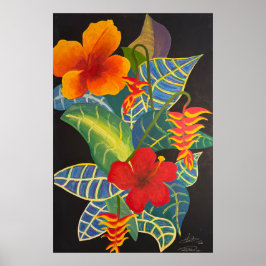 Tropical Ginger Blume Poster @3Typs1life