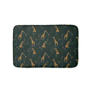 Tropical Giraffe Hangout Badematte