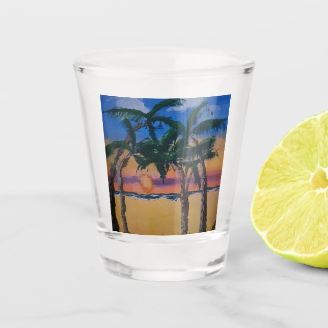 Tropical Glass Schnapsglas (Vorderseite)
