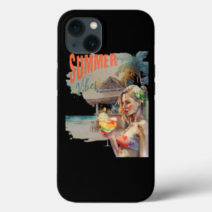 Tropical Graphical Summer Vibes Beach Watercolor Case-Mate iPhone Hülle