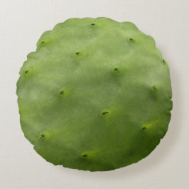 Tropical Green Cactus Foto Rundes Kissen