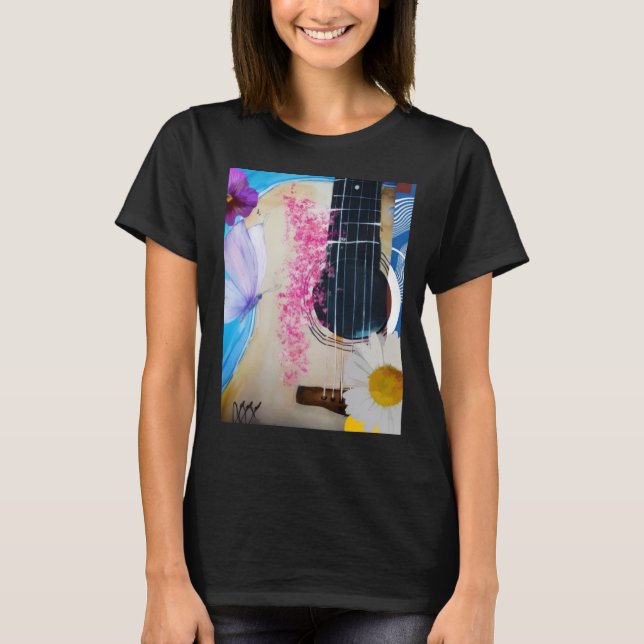 Tropical Guitar T-Shirt (Vorderseite)