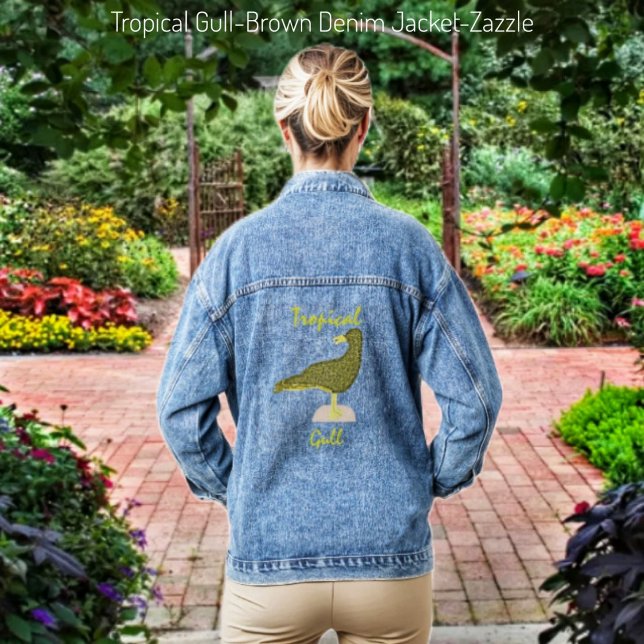 Tropical Gull-Brown Jeansjacke (Von Creator hochgeladen)