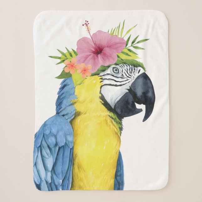 Tropical Halo - Papagei Sherpadecke (Vorderseite)