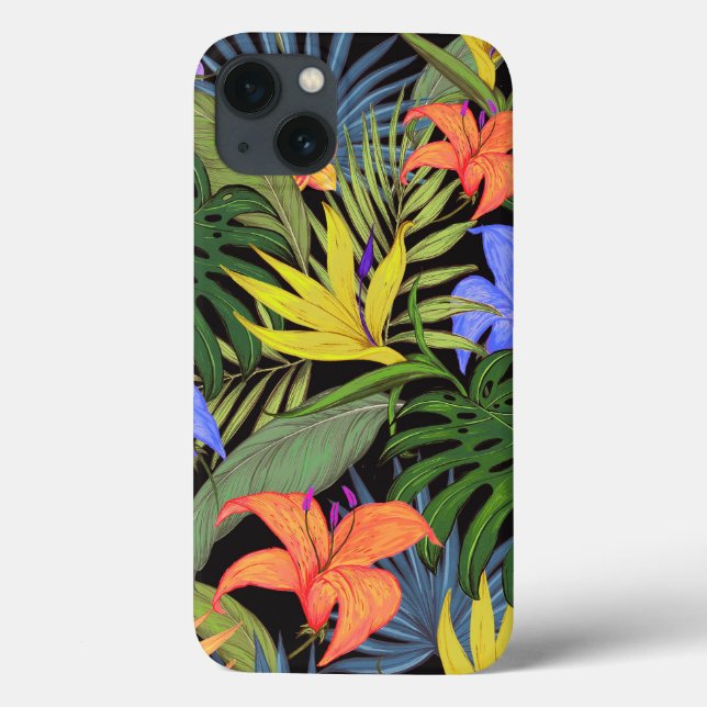 Tropical Hawaii Aloha Blume Graphic Case-Mate iPhone Hülle (Rückseite)