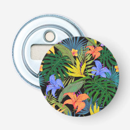 Tropical Hawaii Aloha Blume Graphic Flaschenöffner