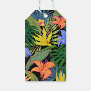 Tropical Hawaii Aloha Blume Graphic Geschenkanhänger