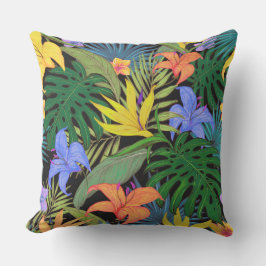 Tropical Hawaii Aloha Blume Graphic Kissen