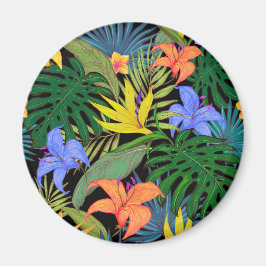 Tropical Hawaii Aloha Blume Graphic Magnet