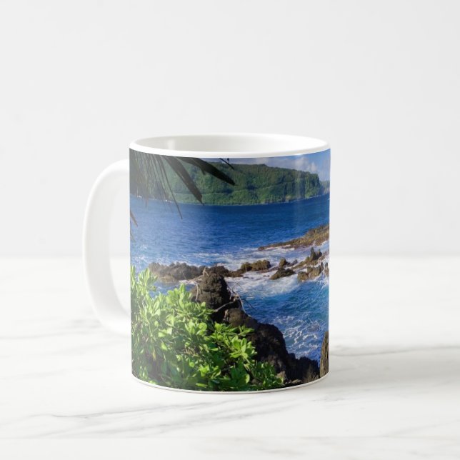 Tropical Hawaii Coffee Tasse (Vorderseite Links)