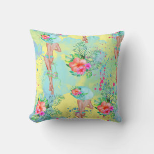 Tropical Hawaiian Pillow Kissen