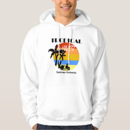 Tropical Hooded Sweatshirt