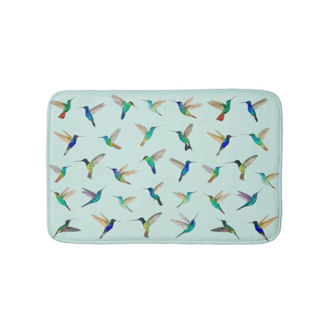 Tropical Hummingbirds Badematte (Vorderseite)