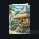 Tropical Hut Weihnachts Palm Tree Beach Lights Feiertagskarte<br><div class="desc">Tropical Hut Weihnachten Palm Tree Beach Lights Bitte folgen Sie mir; ich erstelle täglich neue Designs und Produkte! Nehmen Sie Kontakt mit mir auf,  wenn Sie Fragen zu Ihrem Design haben.</div>