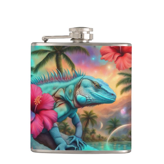 Tropical iguana flachmann (Vorderseite)