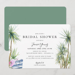 Tropical Island Beach Brautparty Einladung