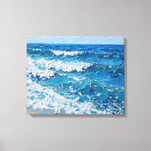 Tropical Island Beach Wrapped Canvas   Küstenoce Leinwanddruck