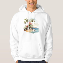 Tropical Island Hooded Sweatshirt