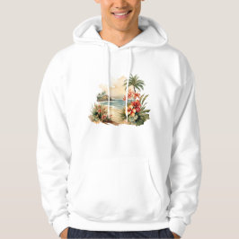 Tropical Island Hooded Sweatshirt