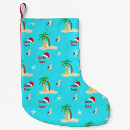 Tropical Island Hunde Weihnachten Strumpf Kleiner Weihnachtsstrumpf