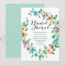 Tropical Island Luau Bridal Dusche Einladung