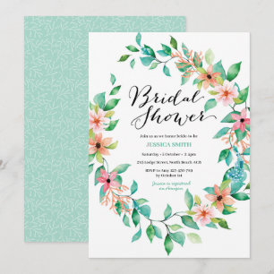 Tropical Island Luau Bridal Dusche Einladung