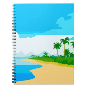 Tropical Island Notebook Notizblock