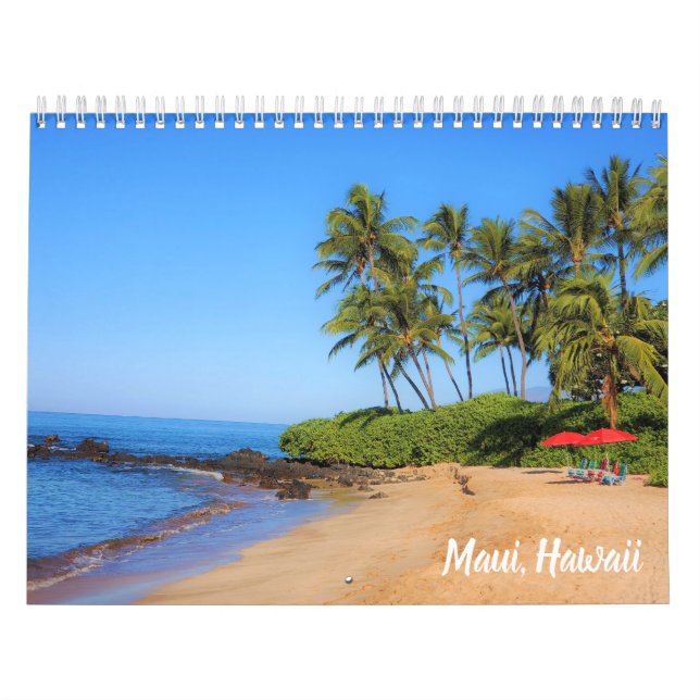 Tropical Island Paradise Maui Hawaii Kalender (Titelbild)