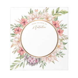 Tropical Island Pastoral Personalisiert Notizblock