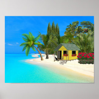 Tropical Island Poster