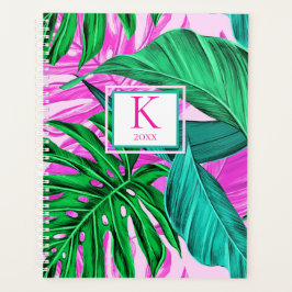 Tropical Island Vibes | Monogramm 2026 Planer