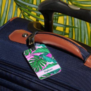 Tropical Island Vibes Personalisiert Gepäckanhänger